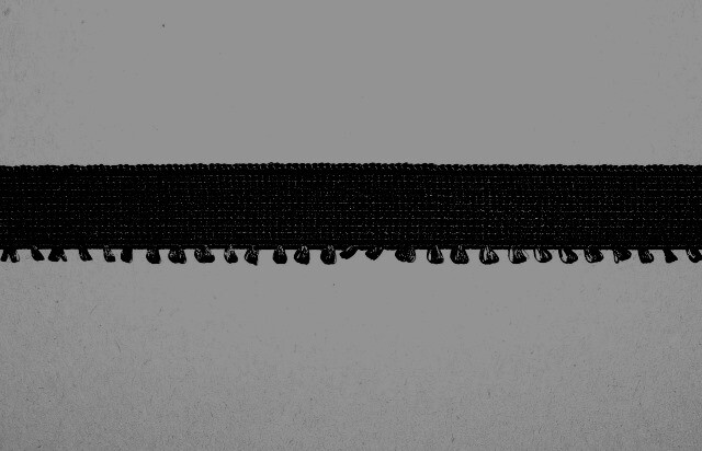 CRAFT-SEWING-ELASTIC "New Stock" 3mtrs x 12mm Black Plush Elastic