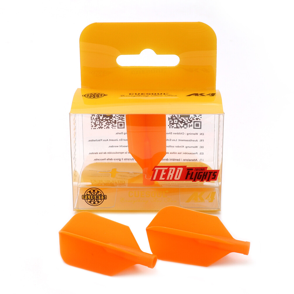 CUESOUL TERO AK4 Dart Flights Slim Shape-Solid Orange Color