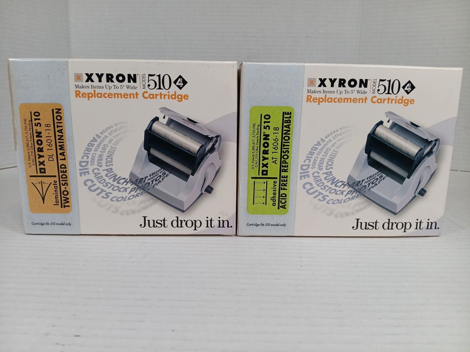 Zyron 510 Laminator, Sticker, Label Maker w 2 NewbCartridge Replacements