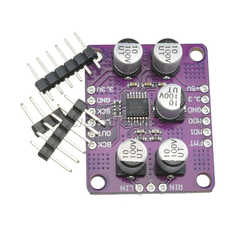 New 24Bit Amplifier PCM1808 Audio Stereo ADC Single-Ended Player Decoder Module