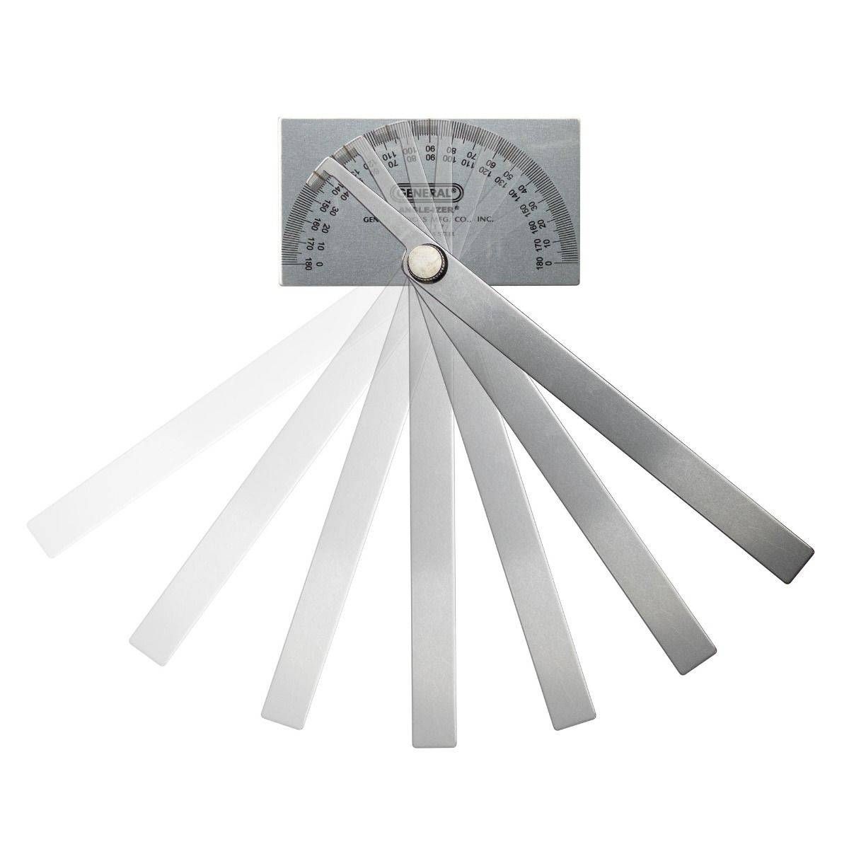 GENERAL TOOLS Angle Protractor #17 Square Head-Measuring Tool 22018
