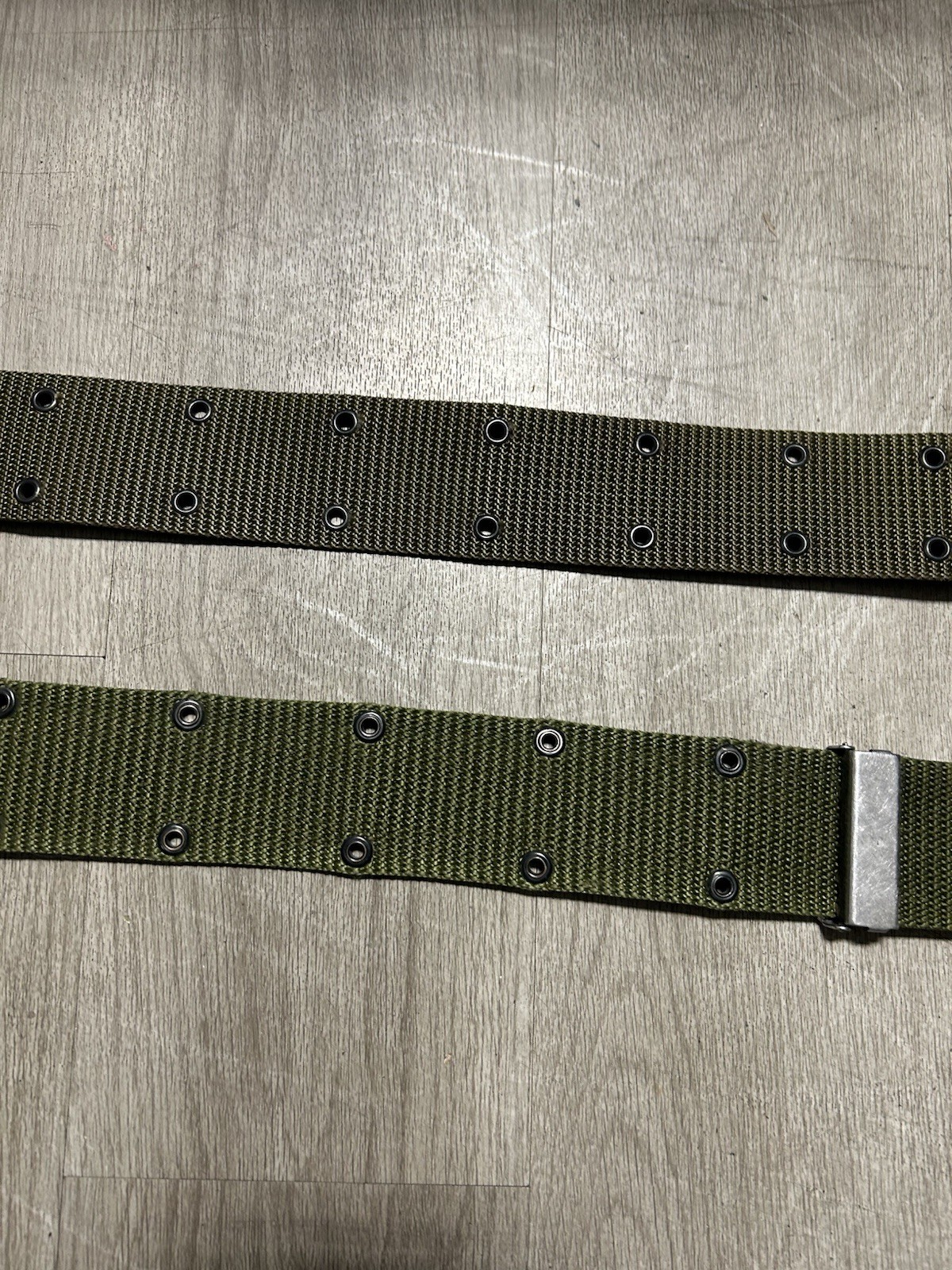 (2) USGI US Military Surplus Web Pistol Belts Quick Release Buckle