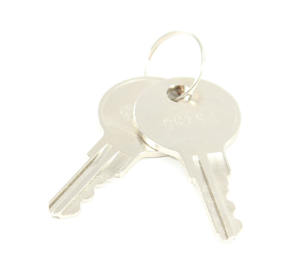 Replacement Lock Key Set for Kendall Howard Cabinet  Set of (2) Keys