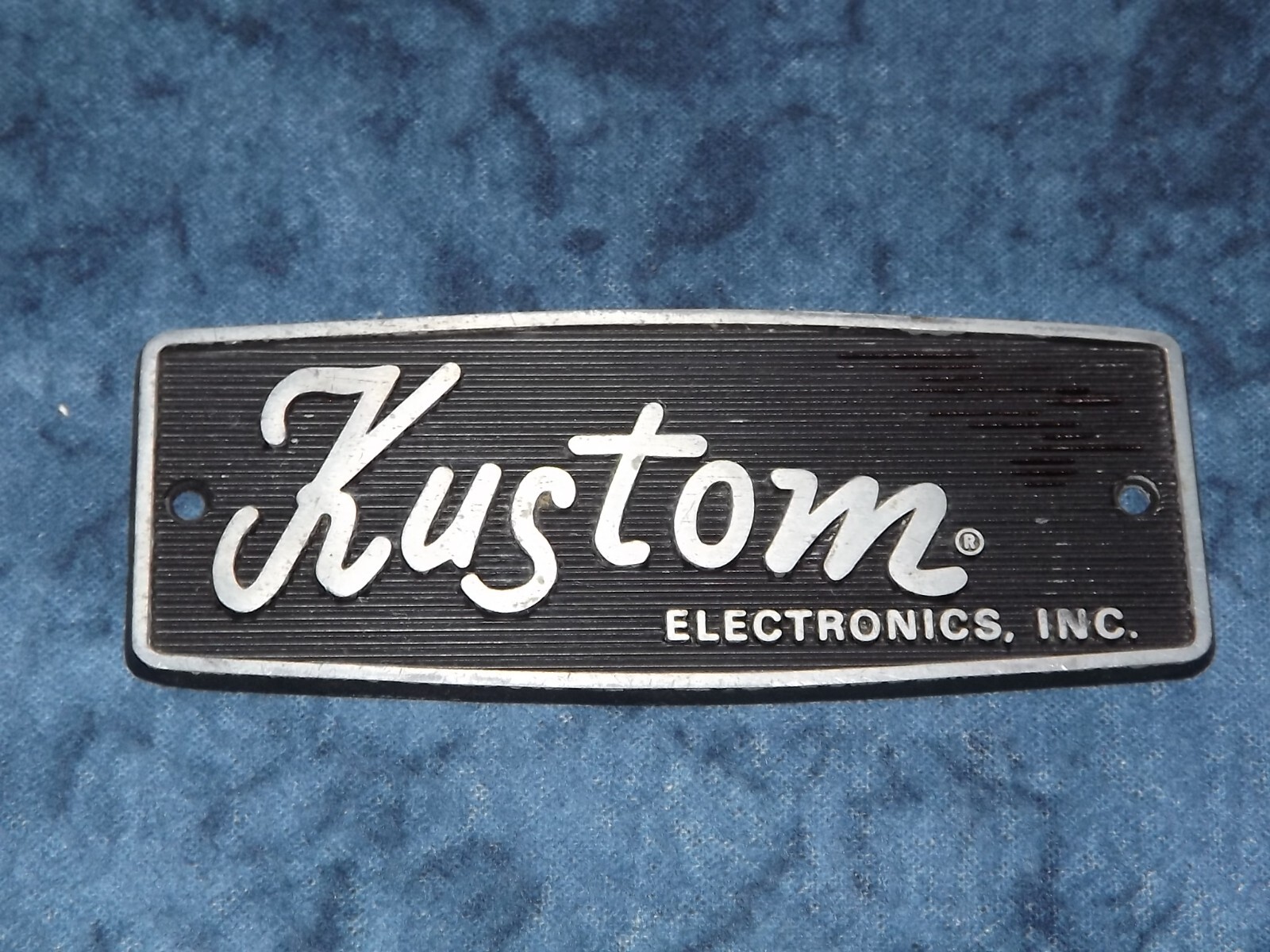 Vintage 5"  Kustom Logo - Diecast Zinc