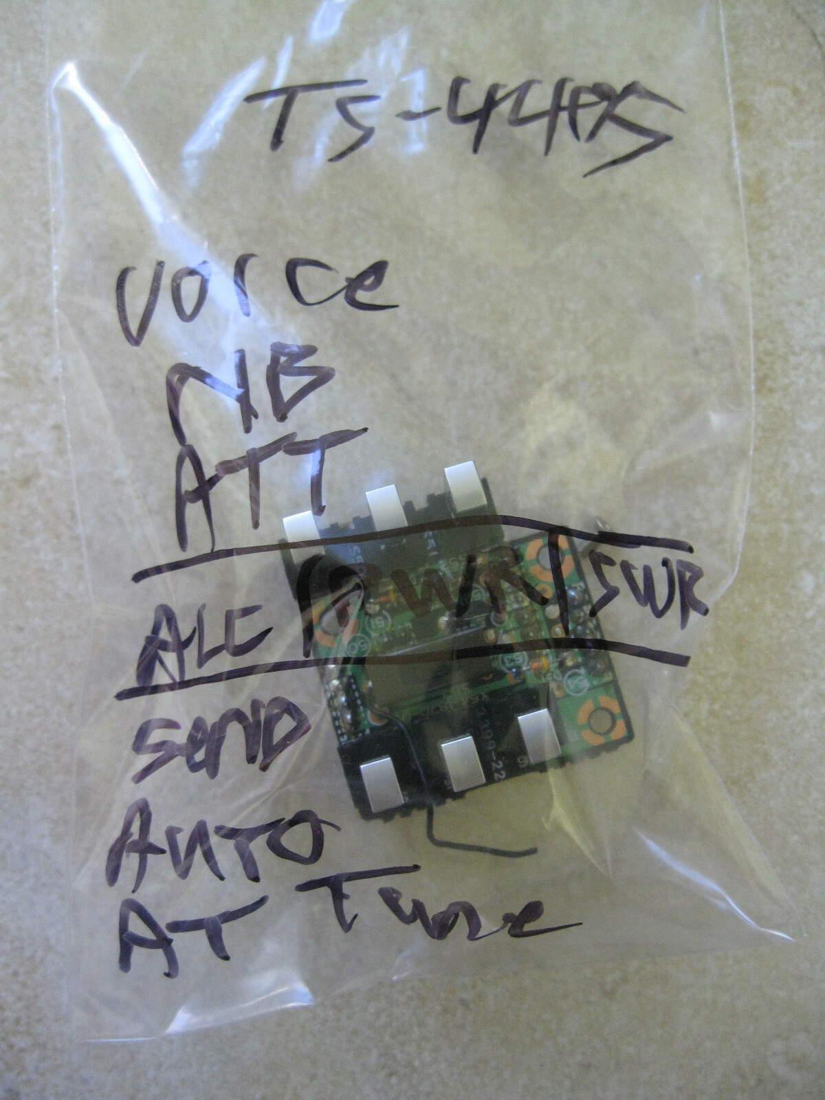 Kenwood TS-440S Voice/NB/ATT+ ALC/PWR/SWR+Send/Auto/AT Tune switches Excellent