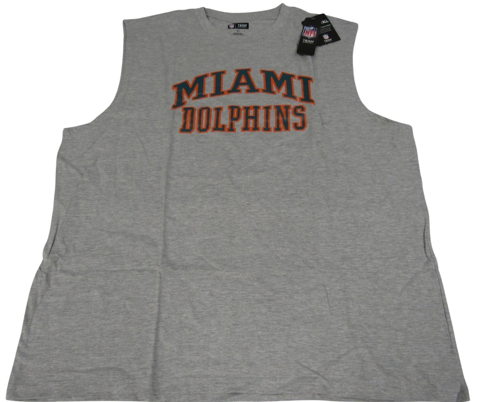 Miami Dolphins Football Mens Big & Tall 2XL-3XL-4XL-6XL Tank Top Muscle Shirt
