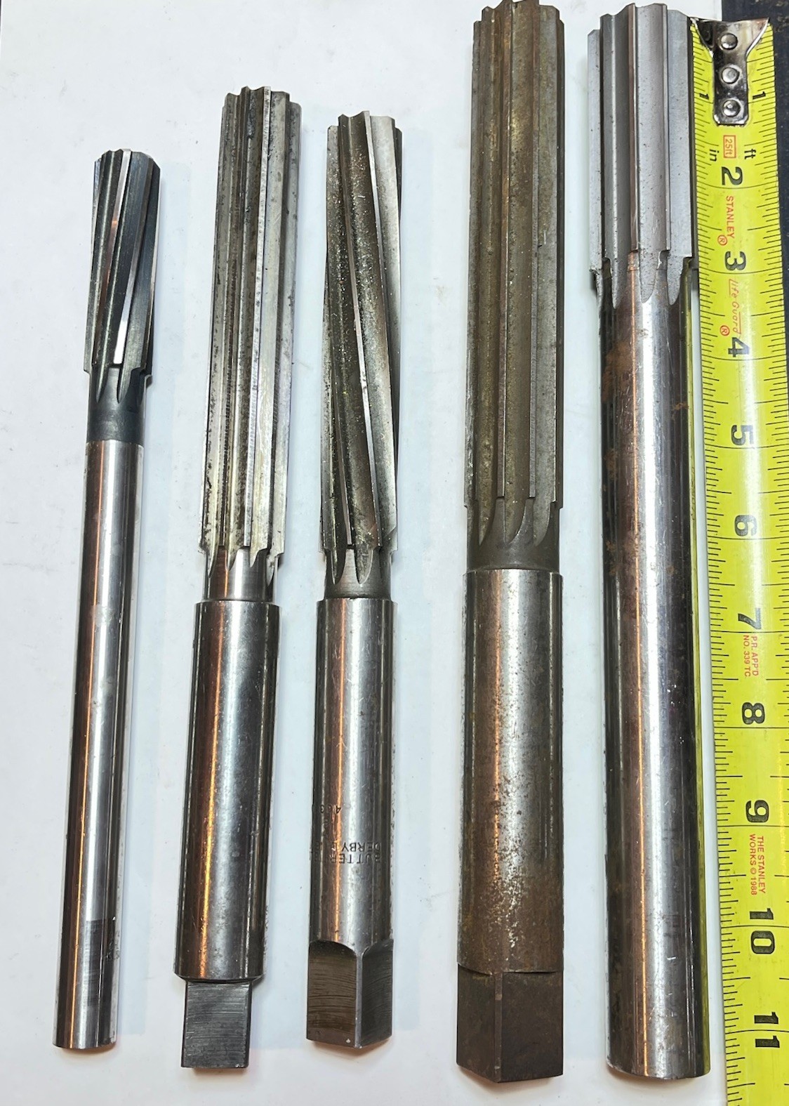 4 Large Machinst Reamers Used