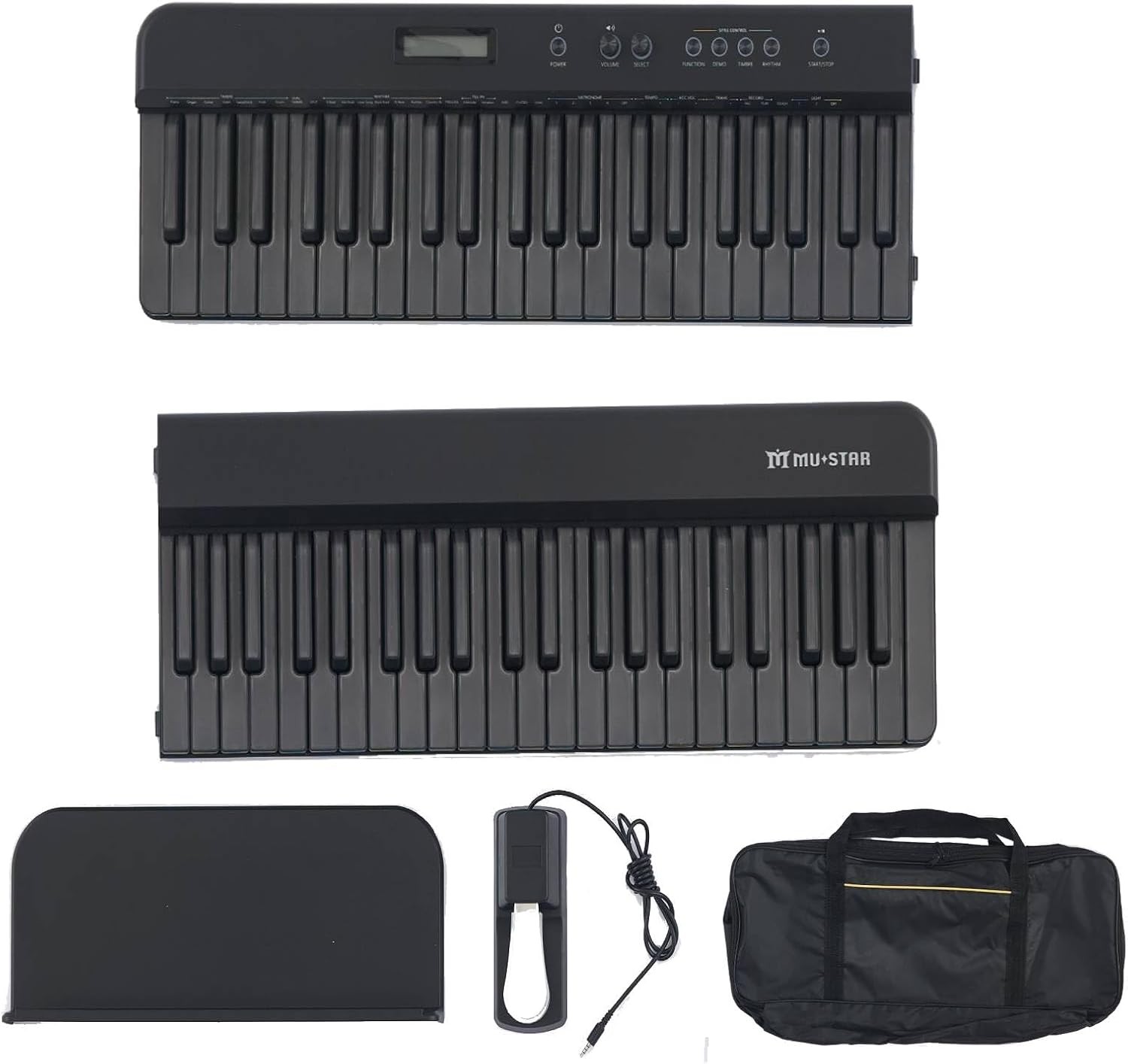 Portable 88 Key Semi-Weighted Piano Keyboard Magnetic Electric Piano
