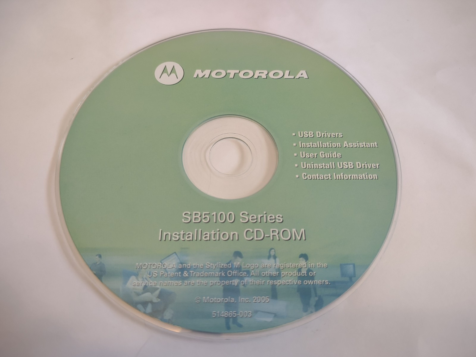 Motorola SB5100 Series Installation CD-ROM⭐️driver,guide,etc.⭐️