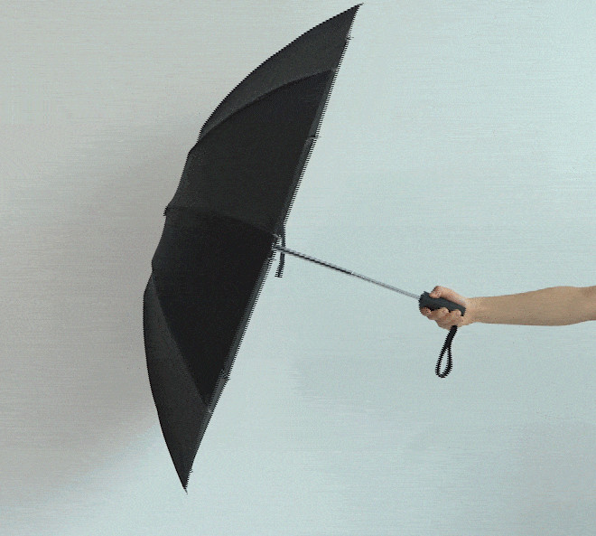 New 3 Steps Umbrella  for low wet easy riding in the car when it rains