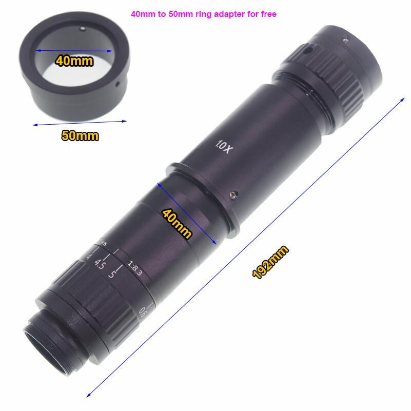 1000X 2000X Coaxial Parallel Light Microscope Indusry Camera C-Mount Lens 0650