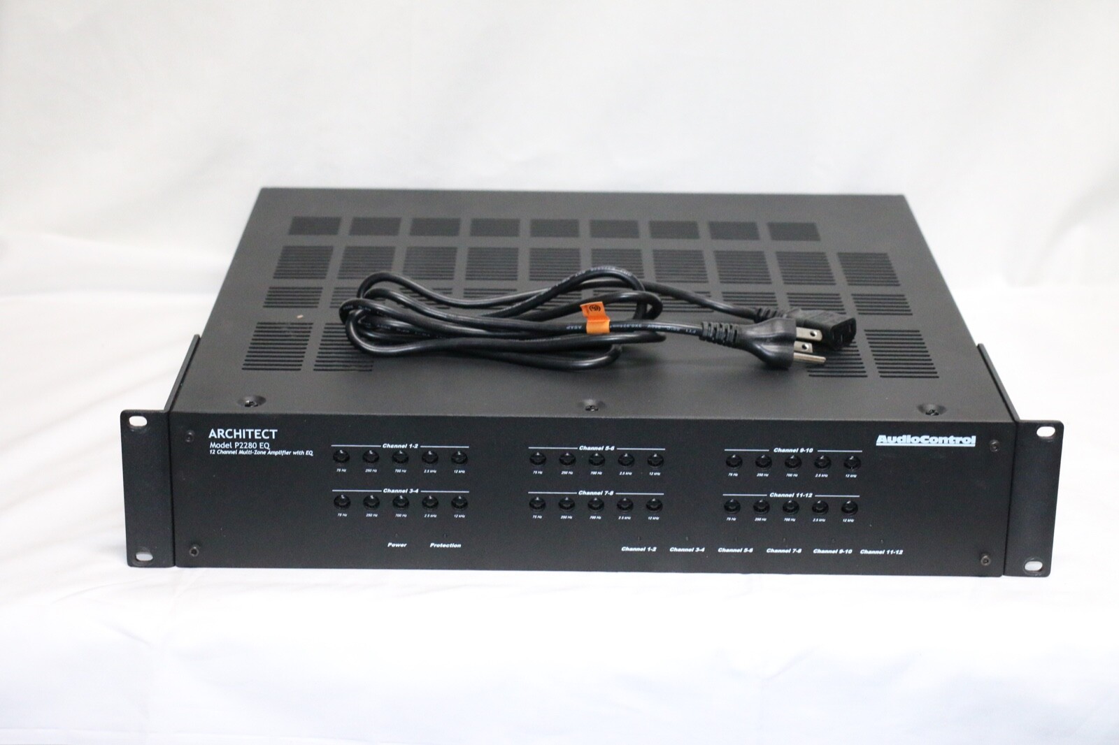 AudioControl  Architect Model P2280EQ 12 Channel Multi-Zone High-Power Amplifier