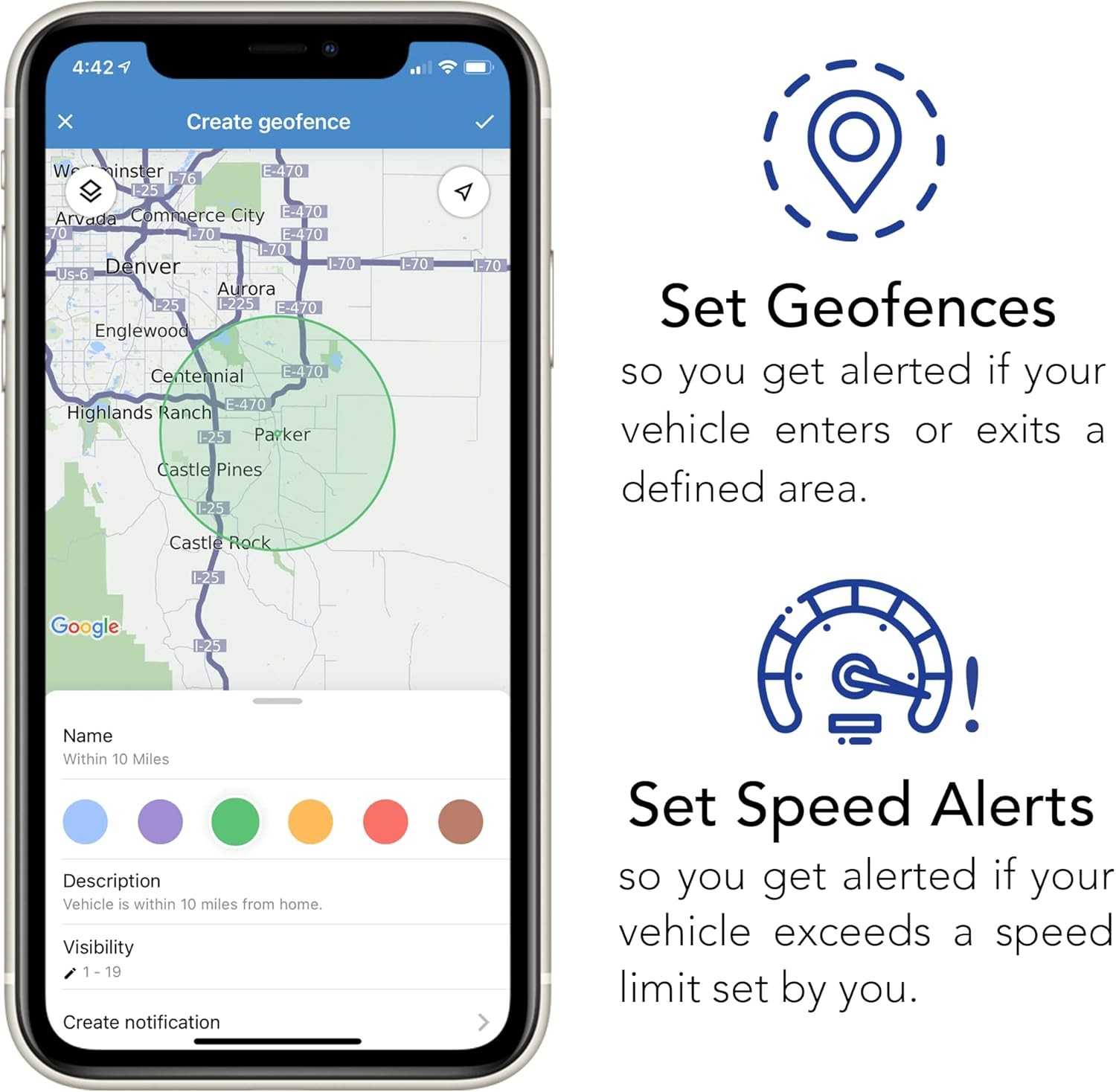 Brickhouse GPS Tracker for Vehicles - Livewire Volt 4G LTE Wired Car Tracker wit