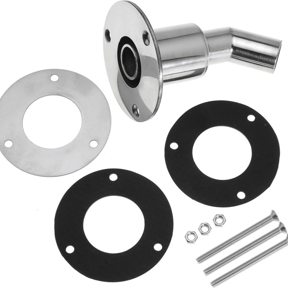 Thru Hull Exhaust Fitting 24mm 316 Stainless Steel  For Diesel Parking Heater