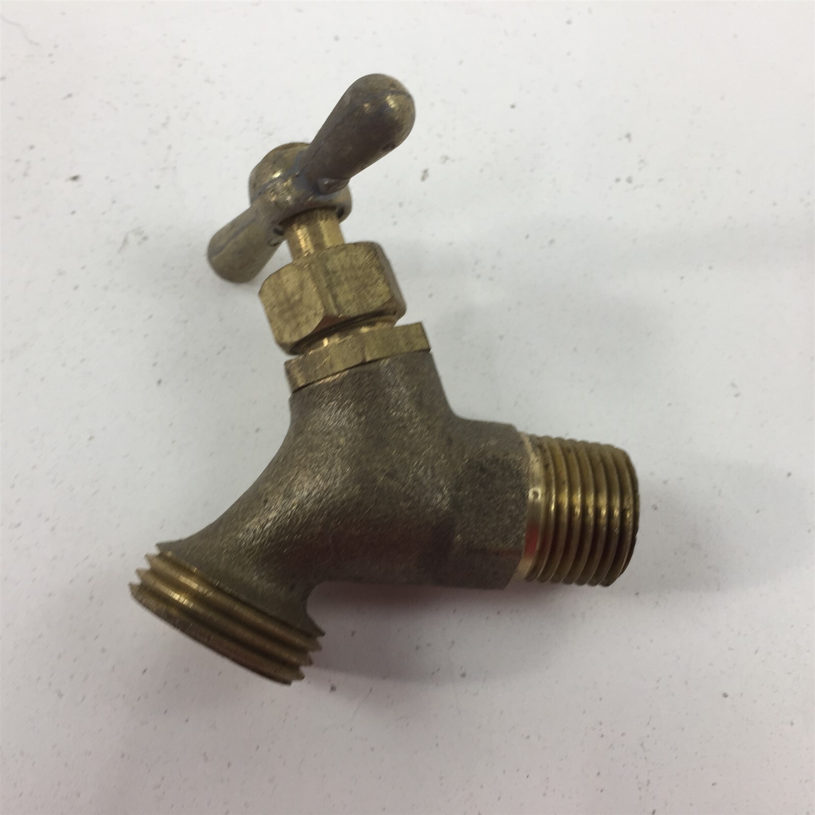 Watts Regulator Hose Bibb 1/2" NPT Male Bronze Tee Handle