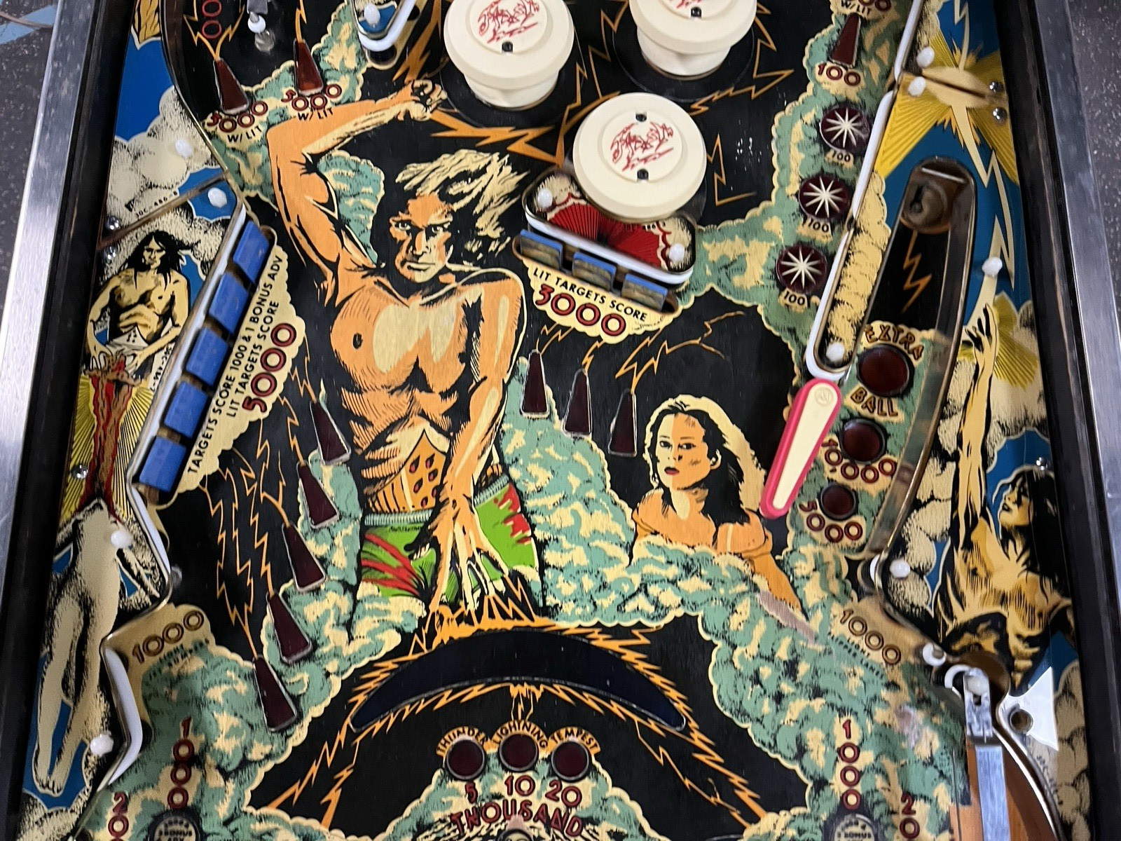 1978 FLASH PINBALL MACHINE PROFESSIONAL TECHS PLAYS GREAT
