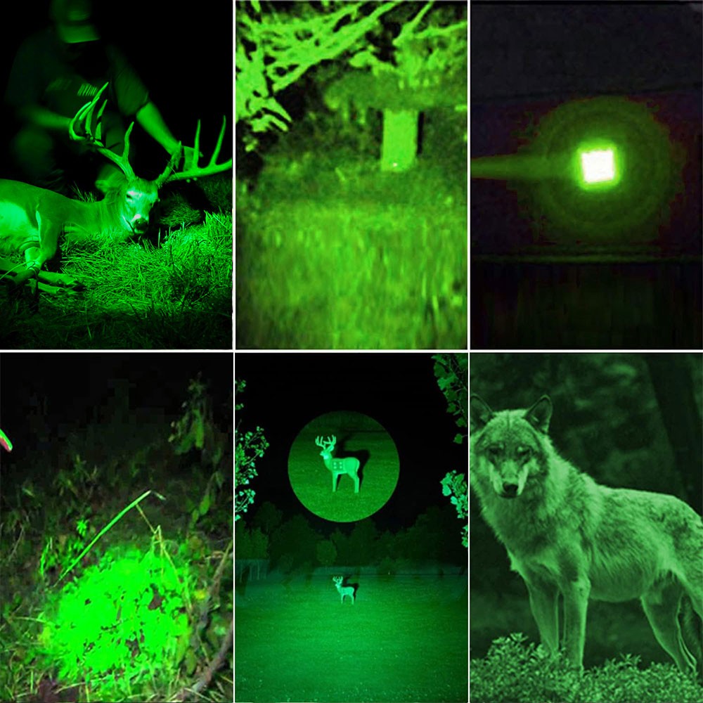 Green LED Headlamp Work Light Sensor USB Type-C Charging Zoom Lamp + Battery US