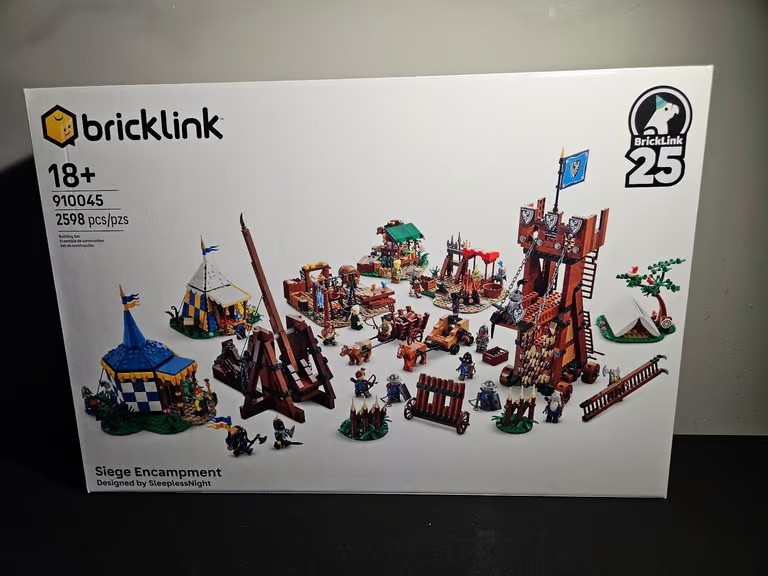 LEGO 910045 Siege Encampment – BrickLink Designer Series 4, 2,598 Pieces