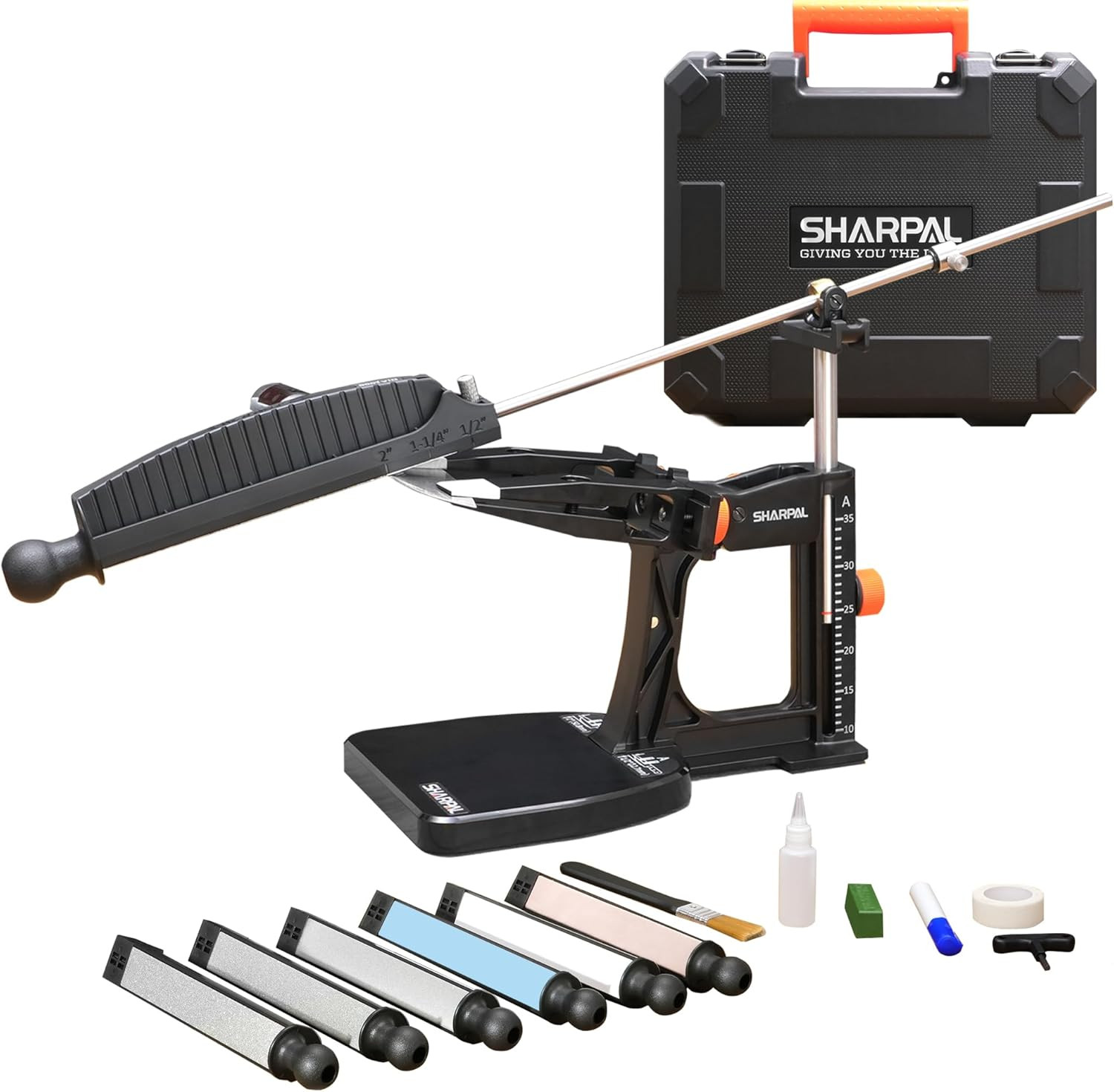 202H Precision Knife Sharpening System, Adjustable Angle 10–35° | Knife Sharpene