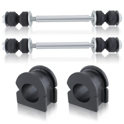 2Pcs 15135385 Front Sway Bar Stabilizer Bar Link and Bushing Kit Compatible