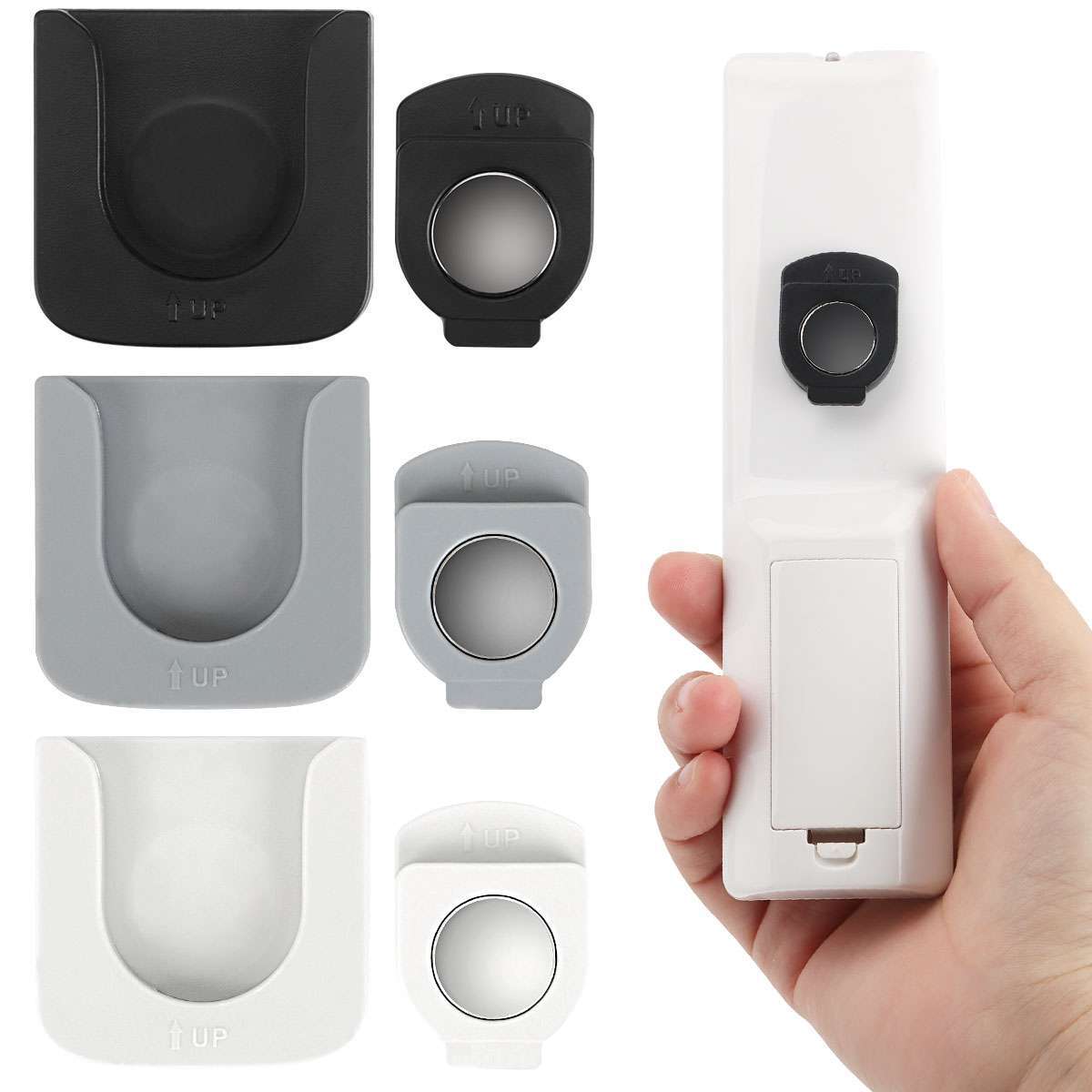 US Magnetic Sticker Phone Remote Control Wall Mount Holder Storage Self-Adhesive