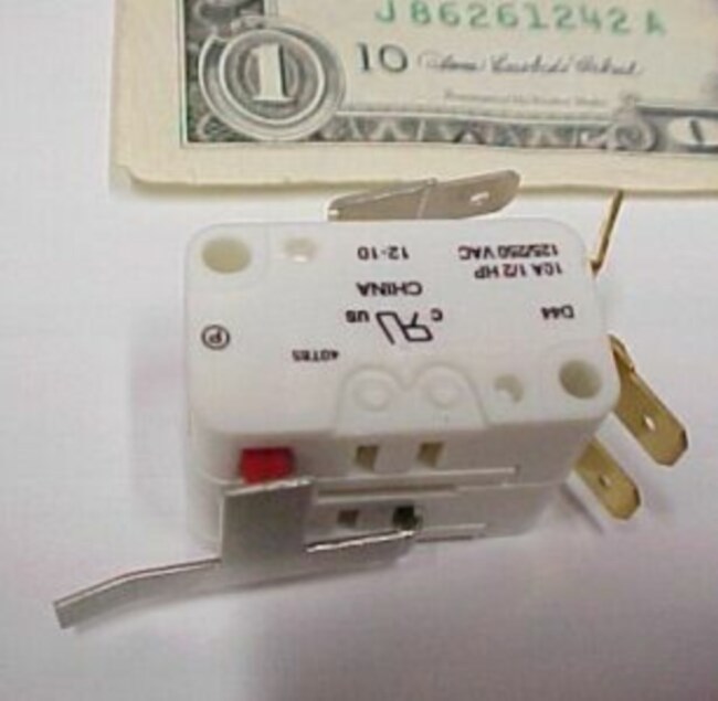 4 Cherry D44 10A Stainless Lever MicroSwitches, 125V 250V Double Pole A44L-RWAT