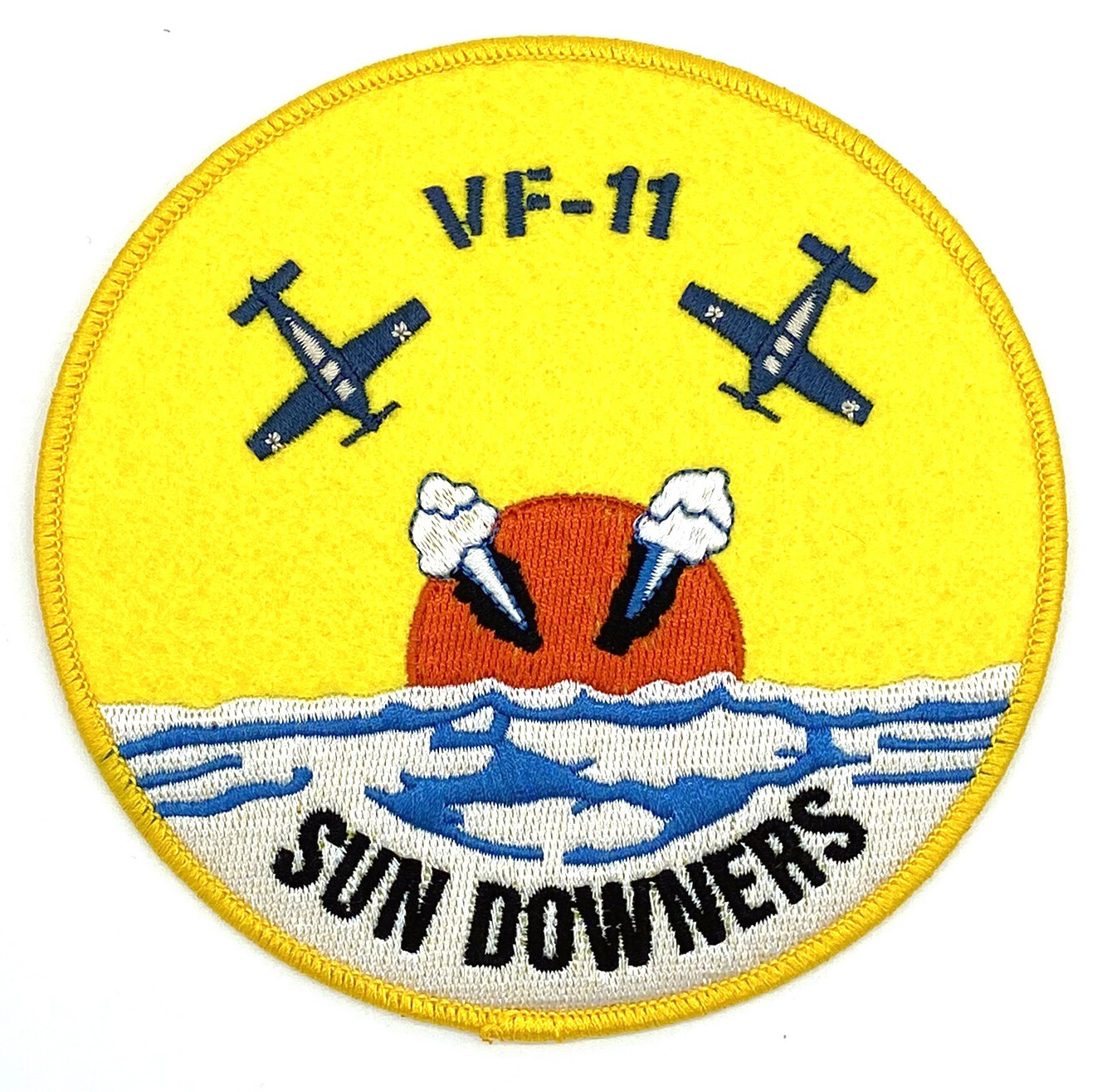 VF-11 Sundowners Patch – With Hook and Loop, 5"