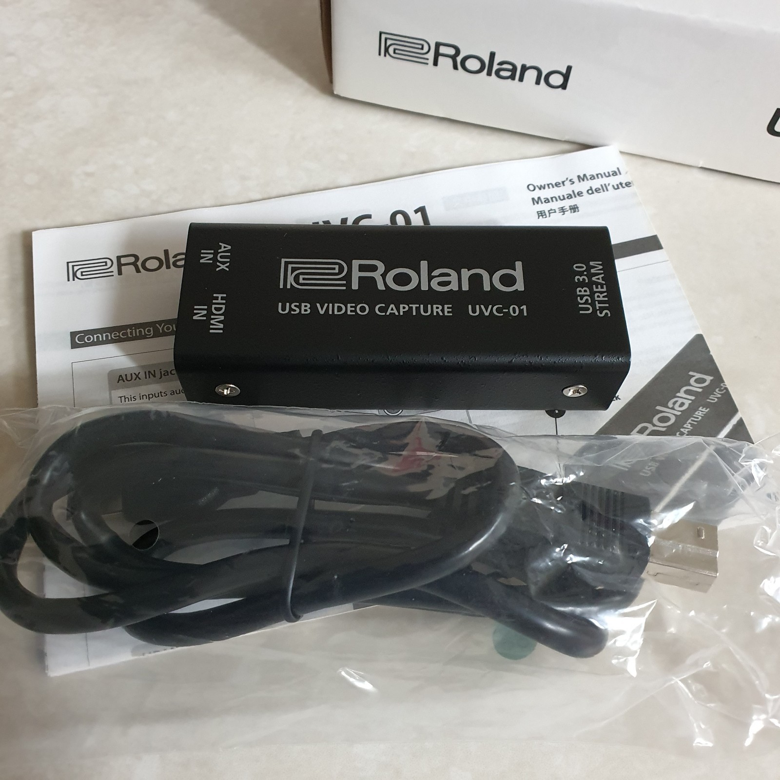 Roland UVC-01 HDMI to USB Live Streaming Box - Unused Open Box