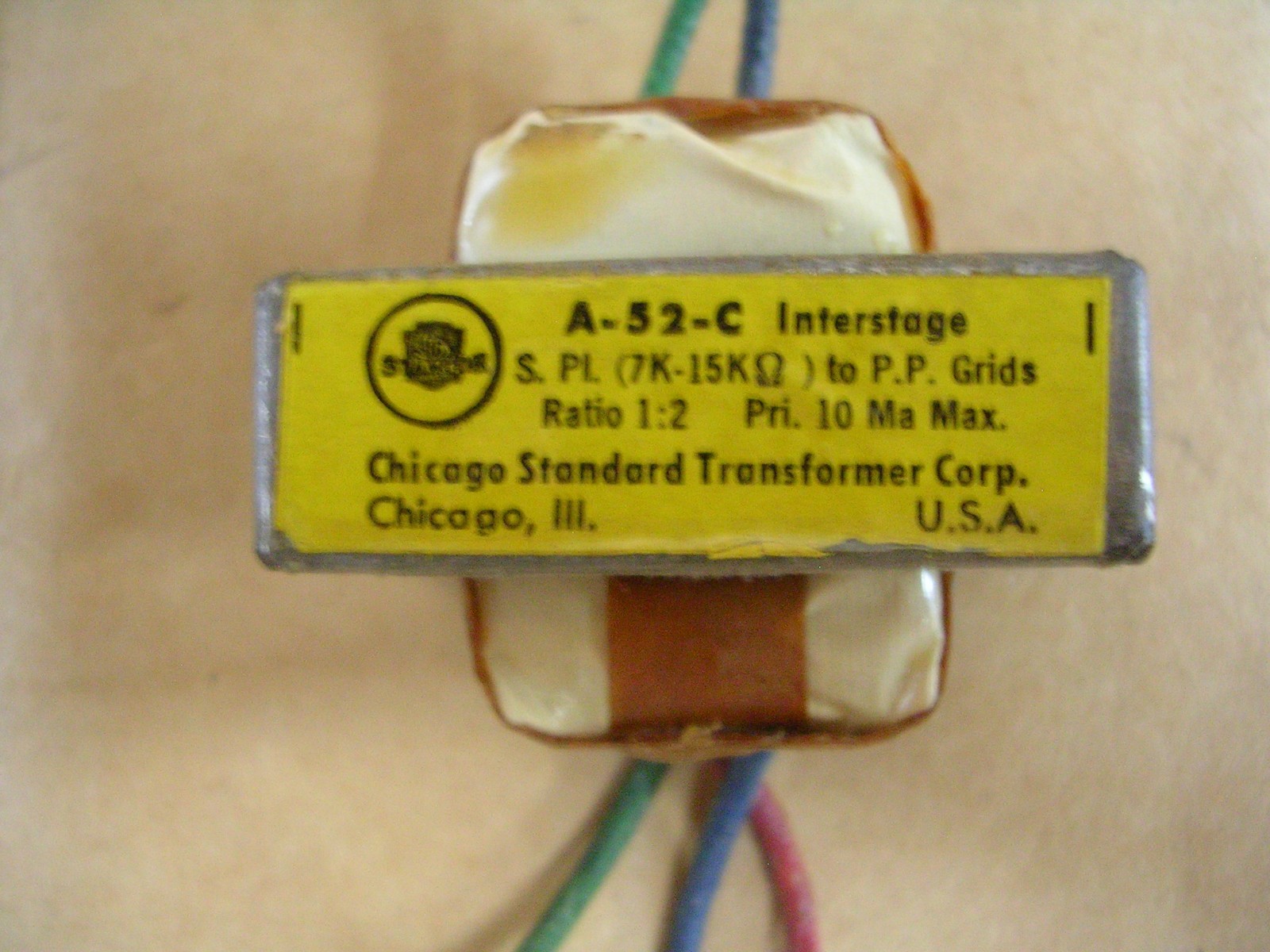 A-52-C STANCOR TRANSFORMER