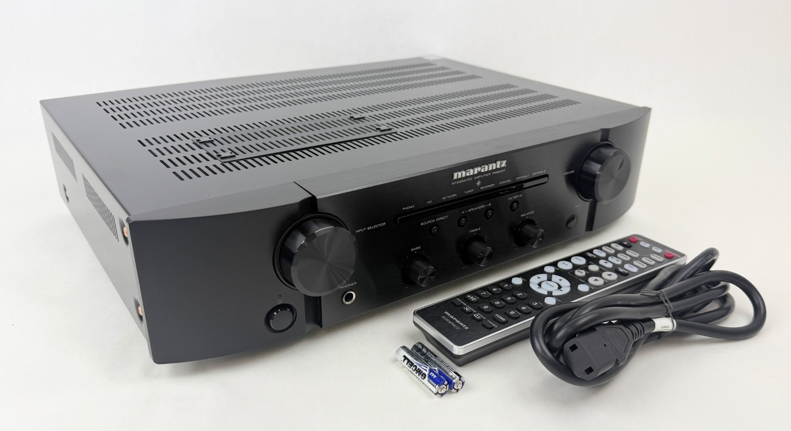 Marantz PM6007 155W 2-Ch Stereo Integrated Amplifier - Black - OB