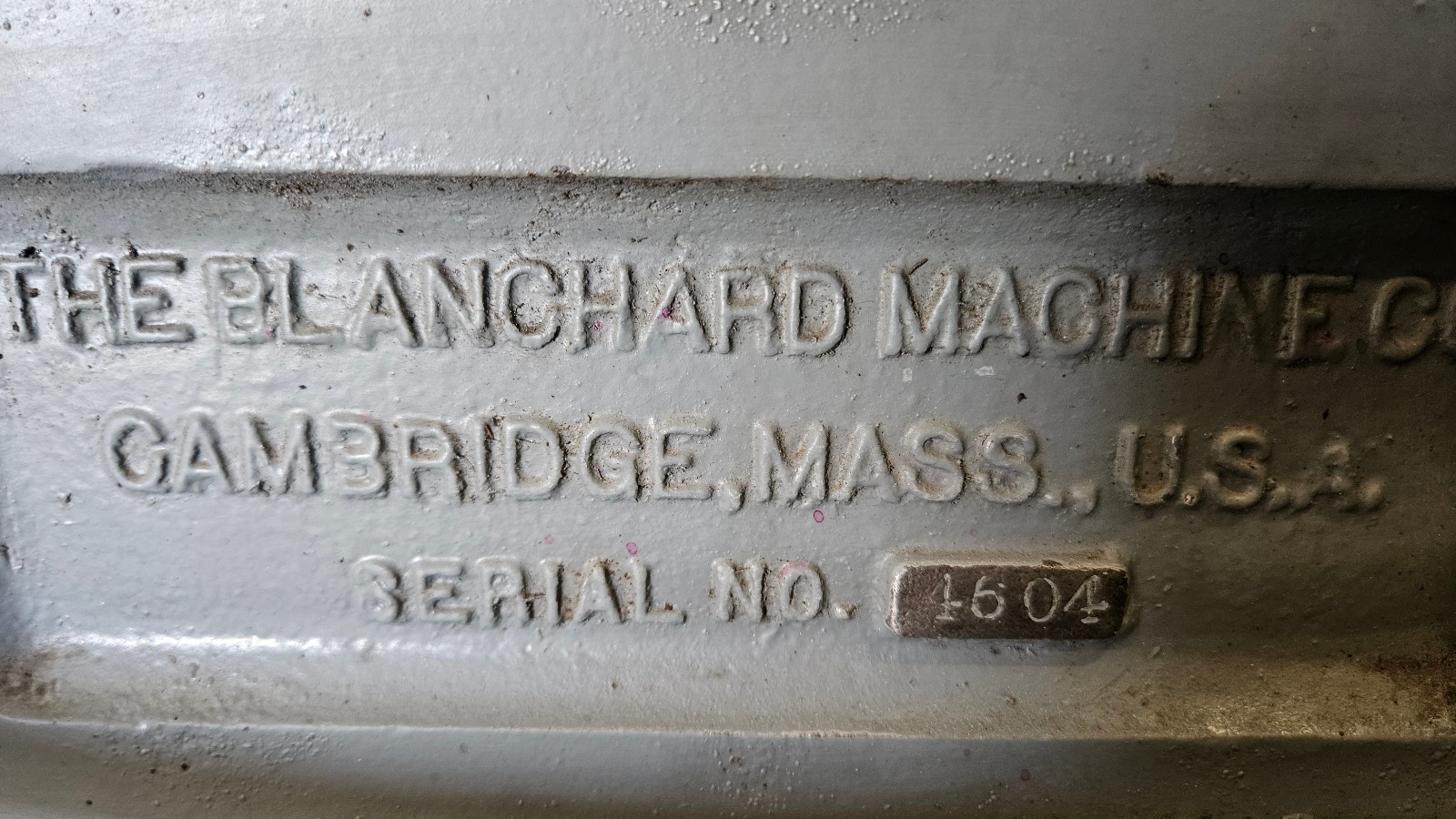 36" BLANCHARD MODEL NO.18 VERTICAL SPINDLE ROTARY SURFACE GRINDER MODEL: NO.18