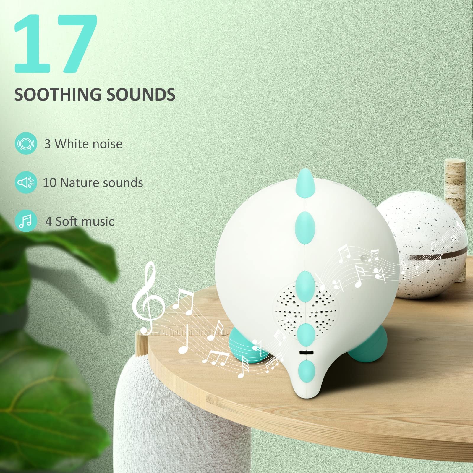 Alarm Clock, Sleep Training Clock with Night Lights, Sound Machine, Time to W...