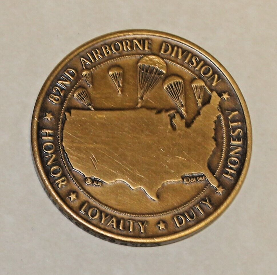 307th Engineer Battalion 82nd Airborne Divison Army Challenge Coin