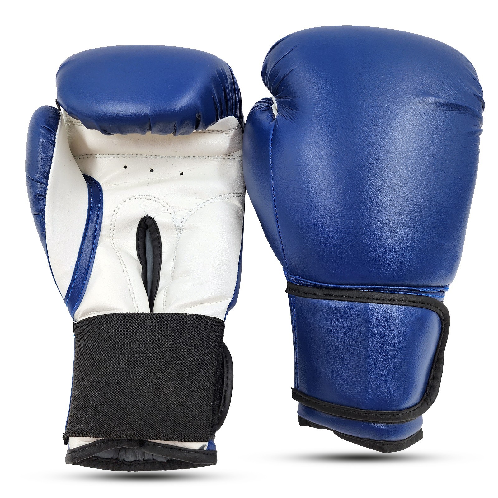Genuine Leather Boxing Gloves Hook & Loop Training Heavy Bag Sparring Gloves