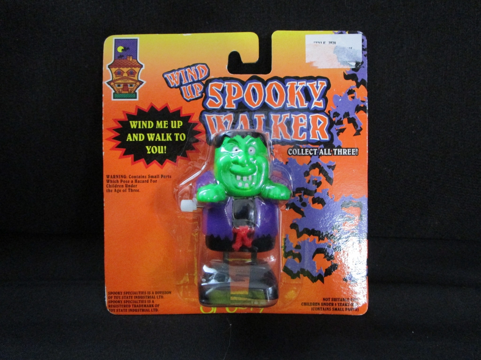 Vintage Wind-up walker Halloween Frankenstein monster toy mint in package