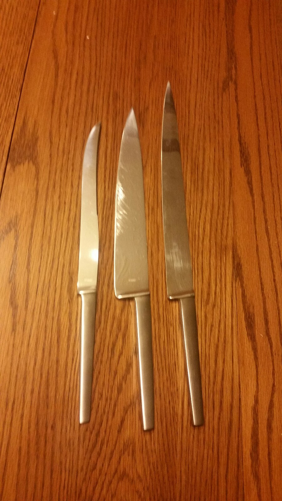 Sword Makers Guild Of Austria Stainless Steel Chef Knife set. 3 knife set.
