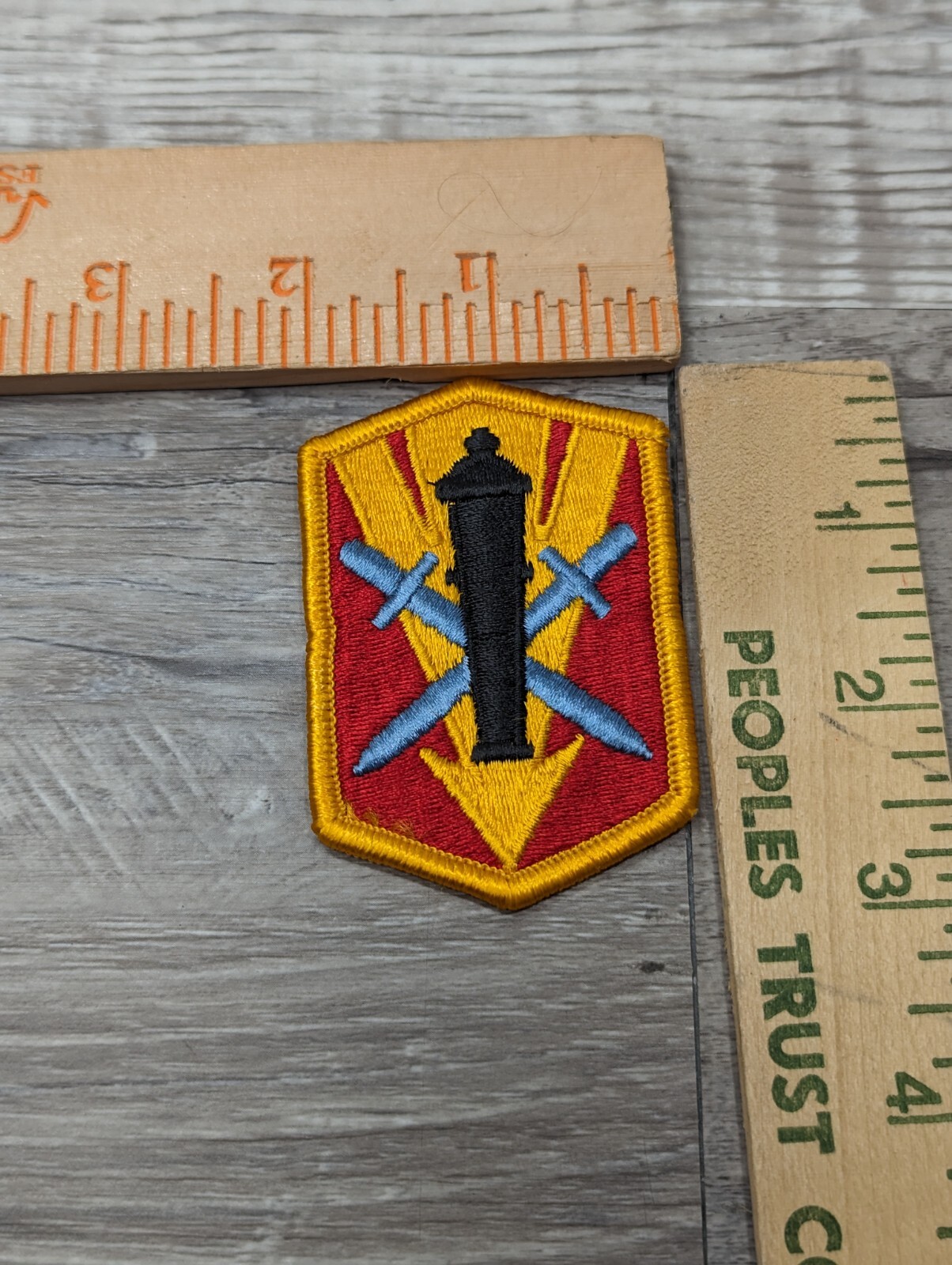 US ARMY 214TH FIRES BRIGADE CLASS A PATCH FULL COLOR