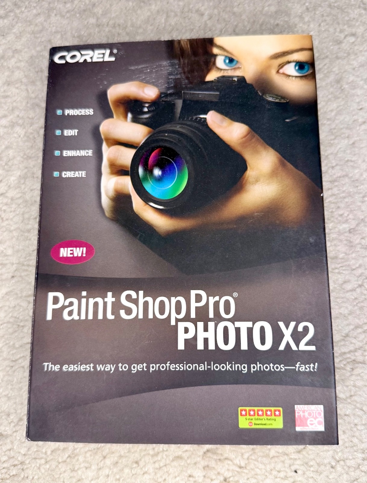 Corel Paint Shop Pro Photo X2 PC Software NEW IN BOX