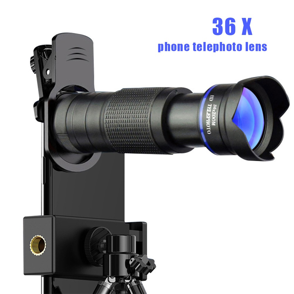 36X Phone Camera Telephoto Lens Zoom Fisheye Wide Angle Lens long shooting