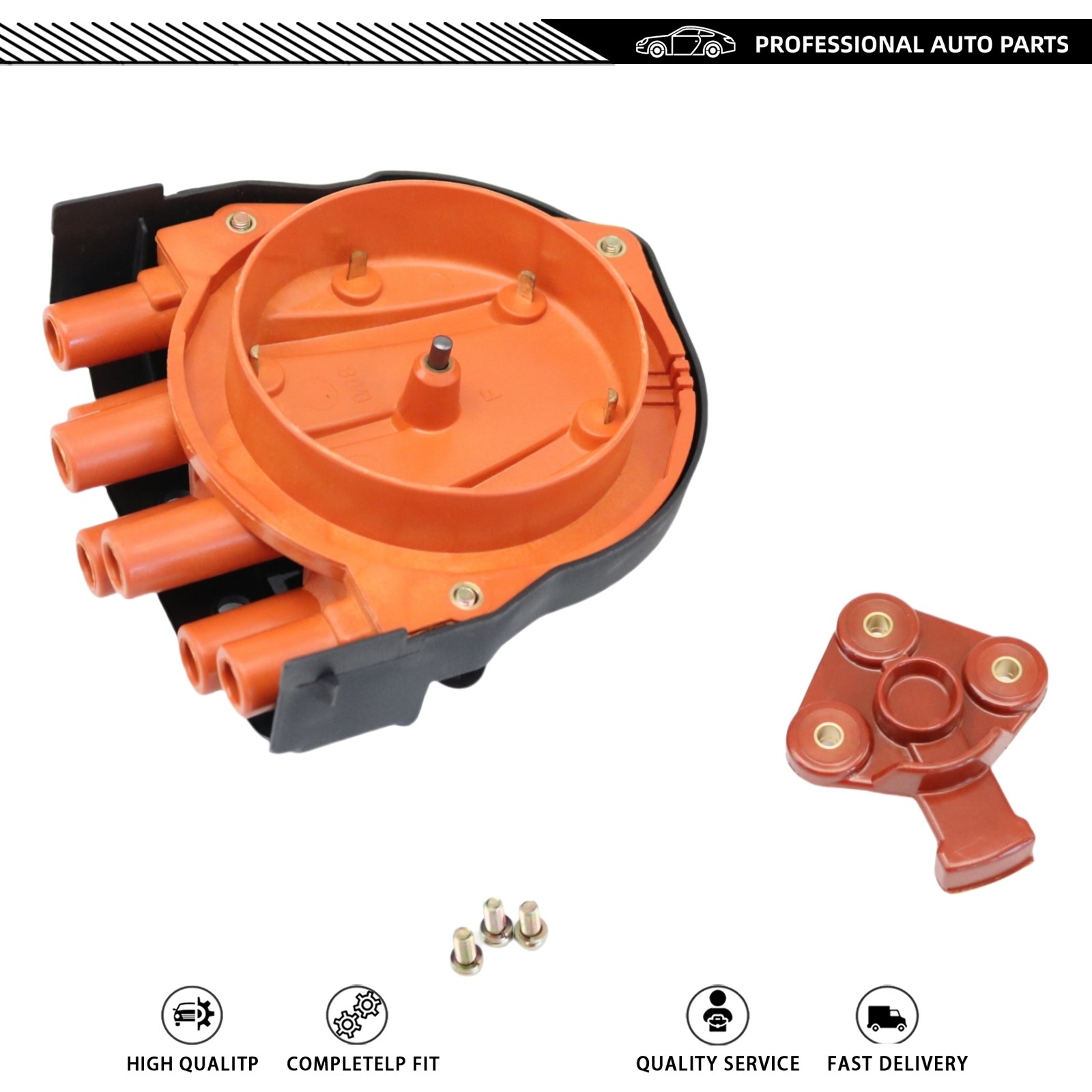 Fit For BMW E23 E24 E28 E30 E31 E32 New Distributor Cap & Rotor 12111725070 USA
