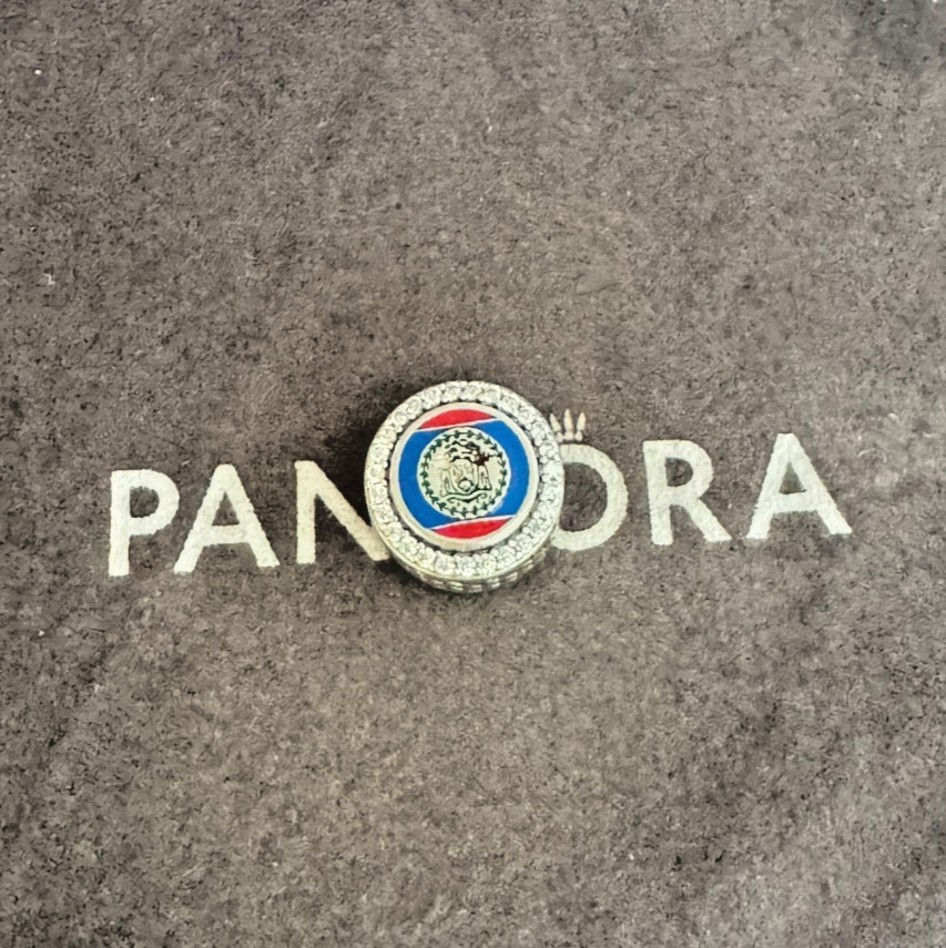 Pandora Belize Flag Charm Bead Exclusive Bead Charm  S925 Sterling Silver