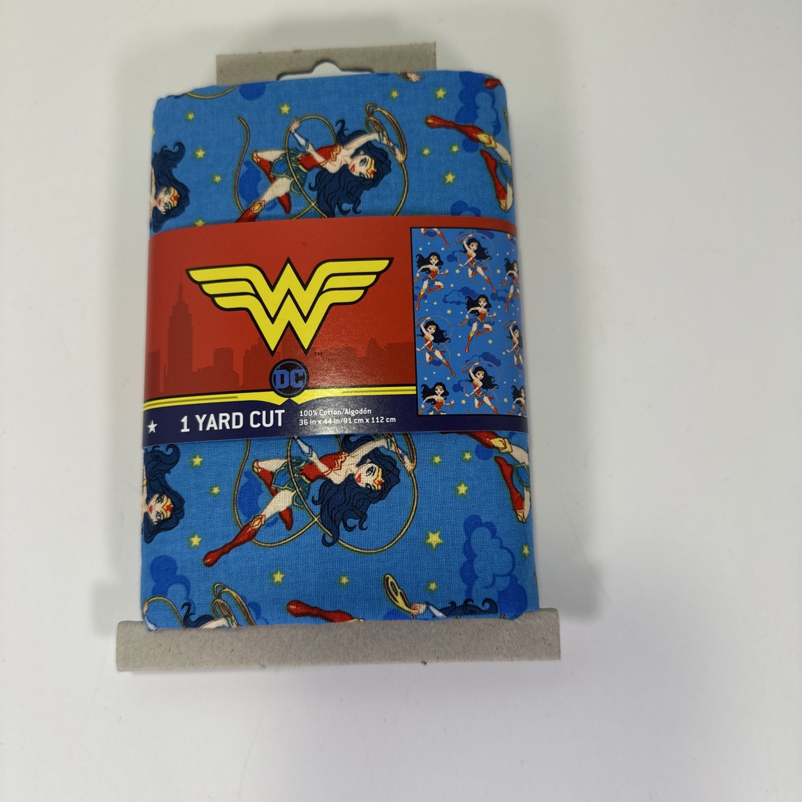 Wonder Woman 1 yd  100% Cotton Fabric Sewing Crafting Costume Quilting