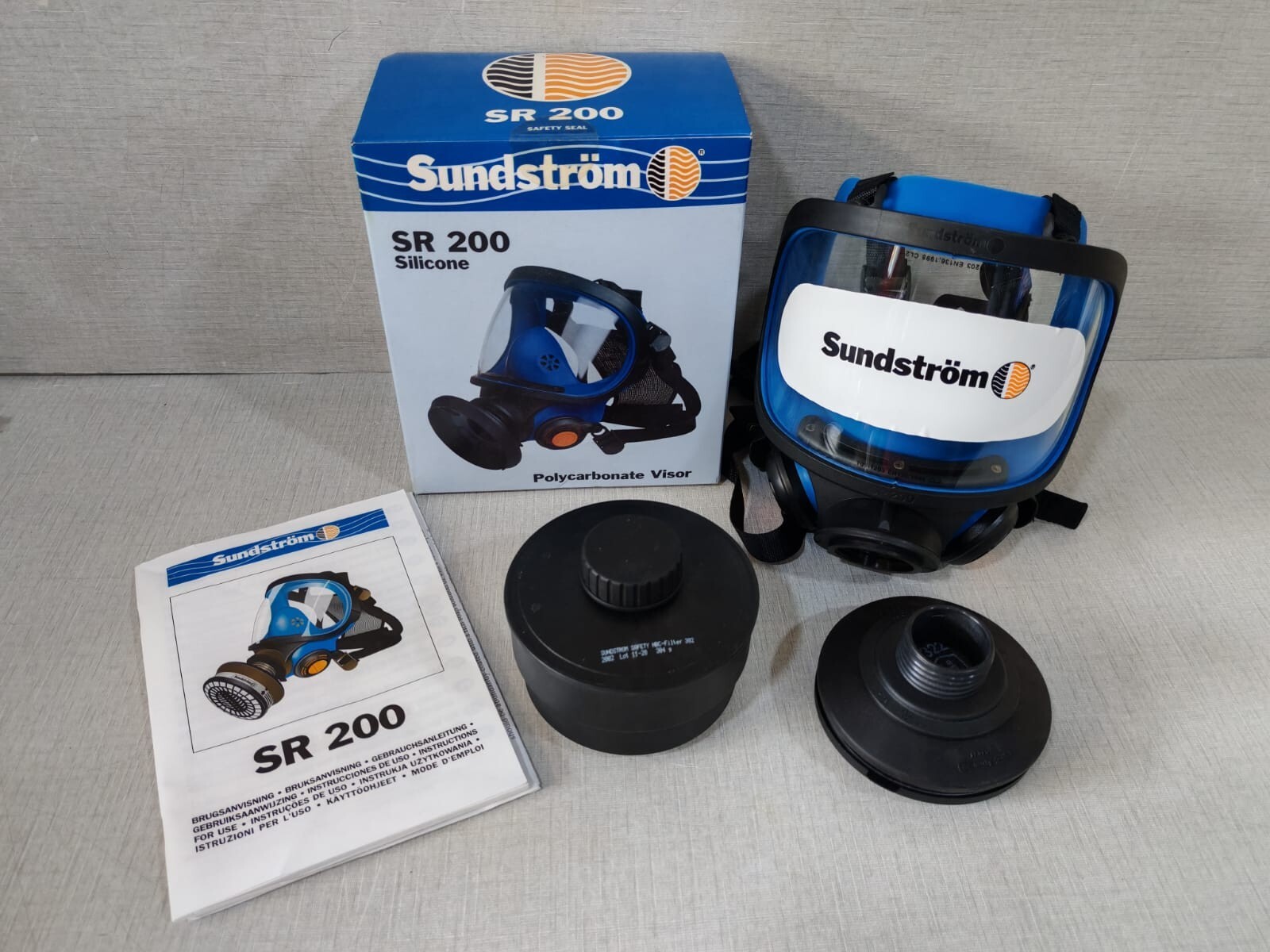 Sundstrom SR 200 Full Face Silicone Mask Respirator