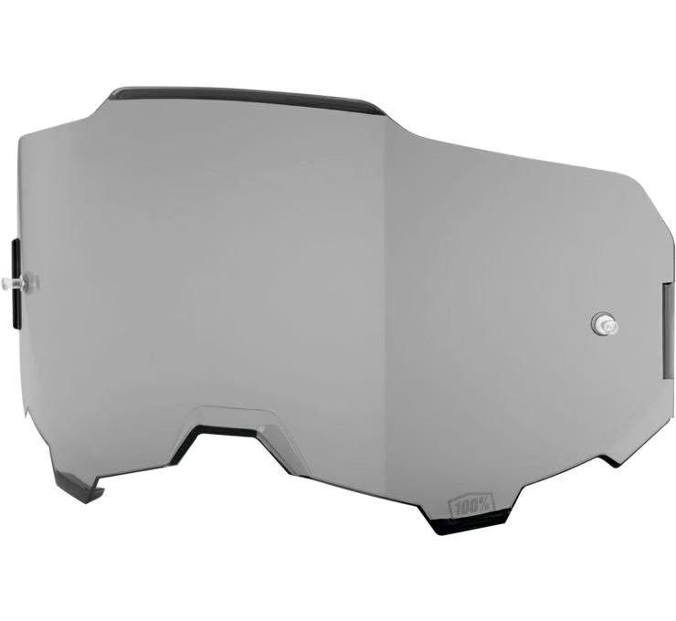 100% Replacement Lens for Armega Goggles - Smoke Motorcycle ATV/UTV Street Bike