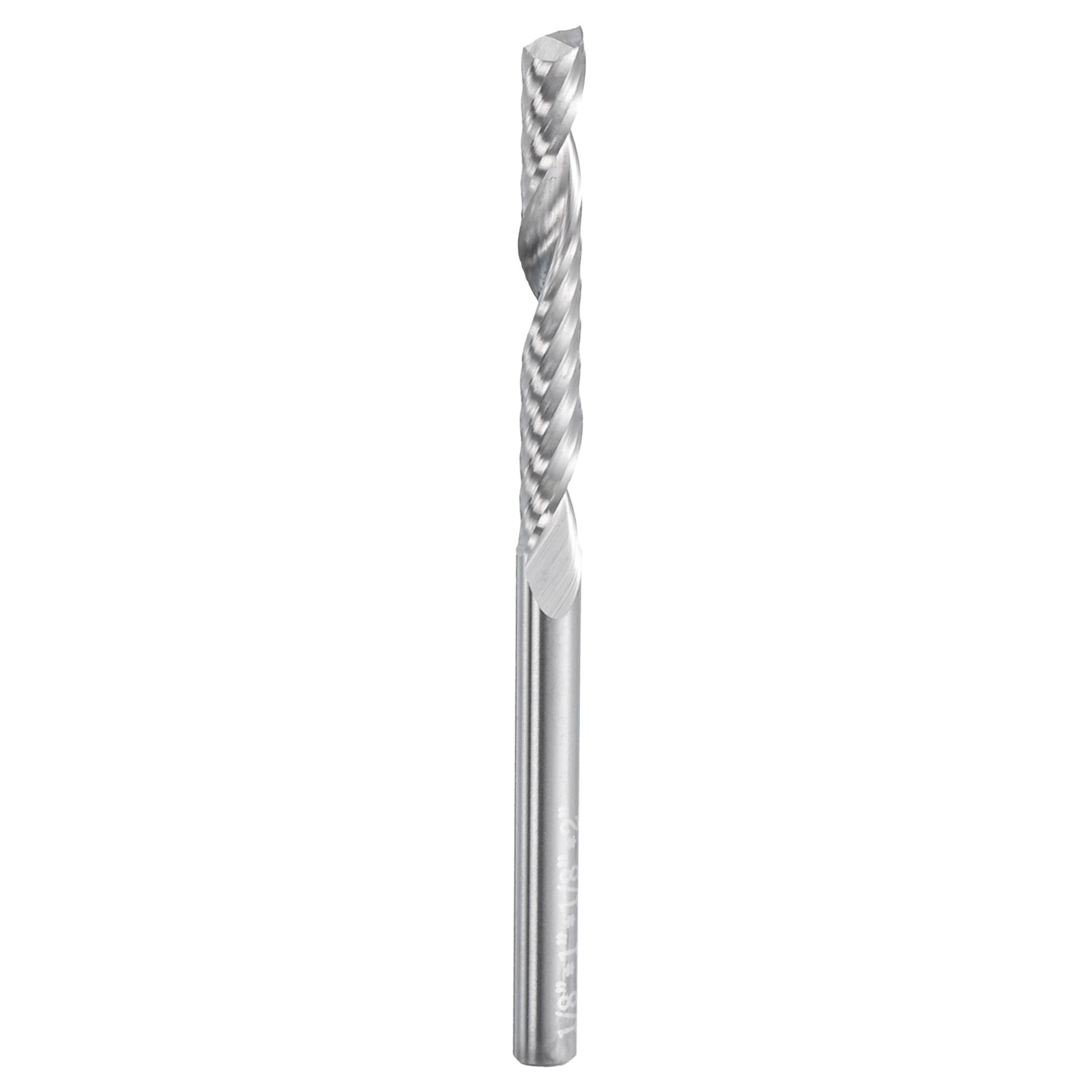 Spiral Router Bit 1/8"x1"x1/8"x2" 1 Flute Solid Carbide CNC End Mill