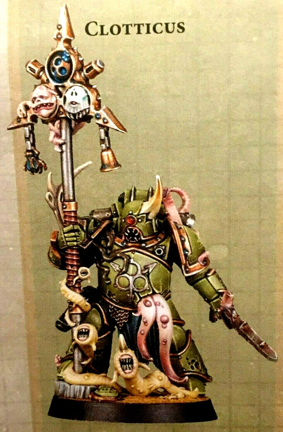 Space Marine Heroes Death Guard Icon Bearer Plague Chaos Warhammer 40K
