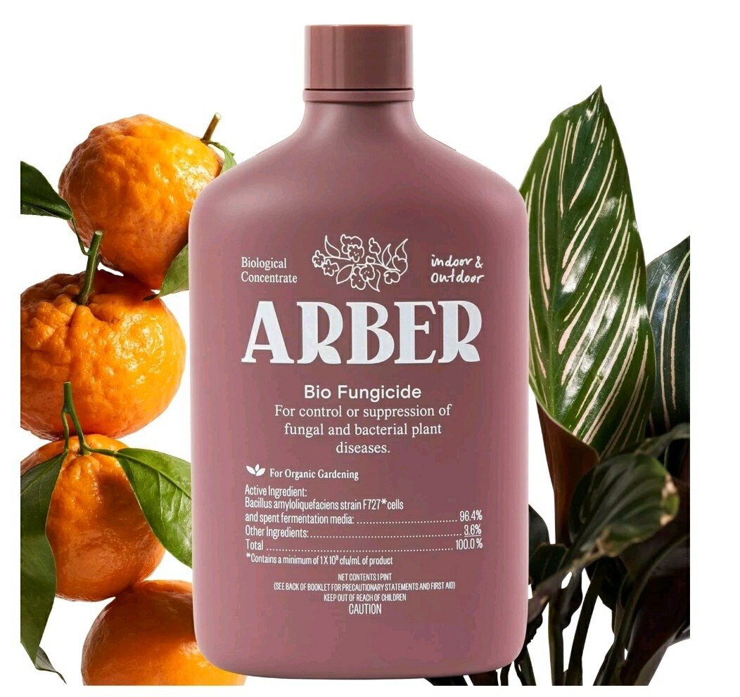 Arber Organic Bio Fungicide 16oz Liquid Concentrate for Indoor outdoor garden