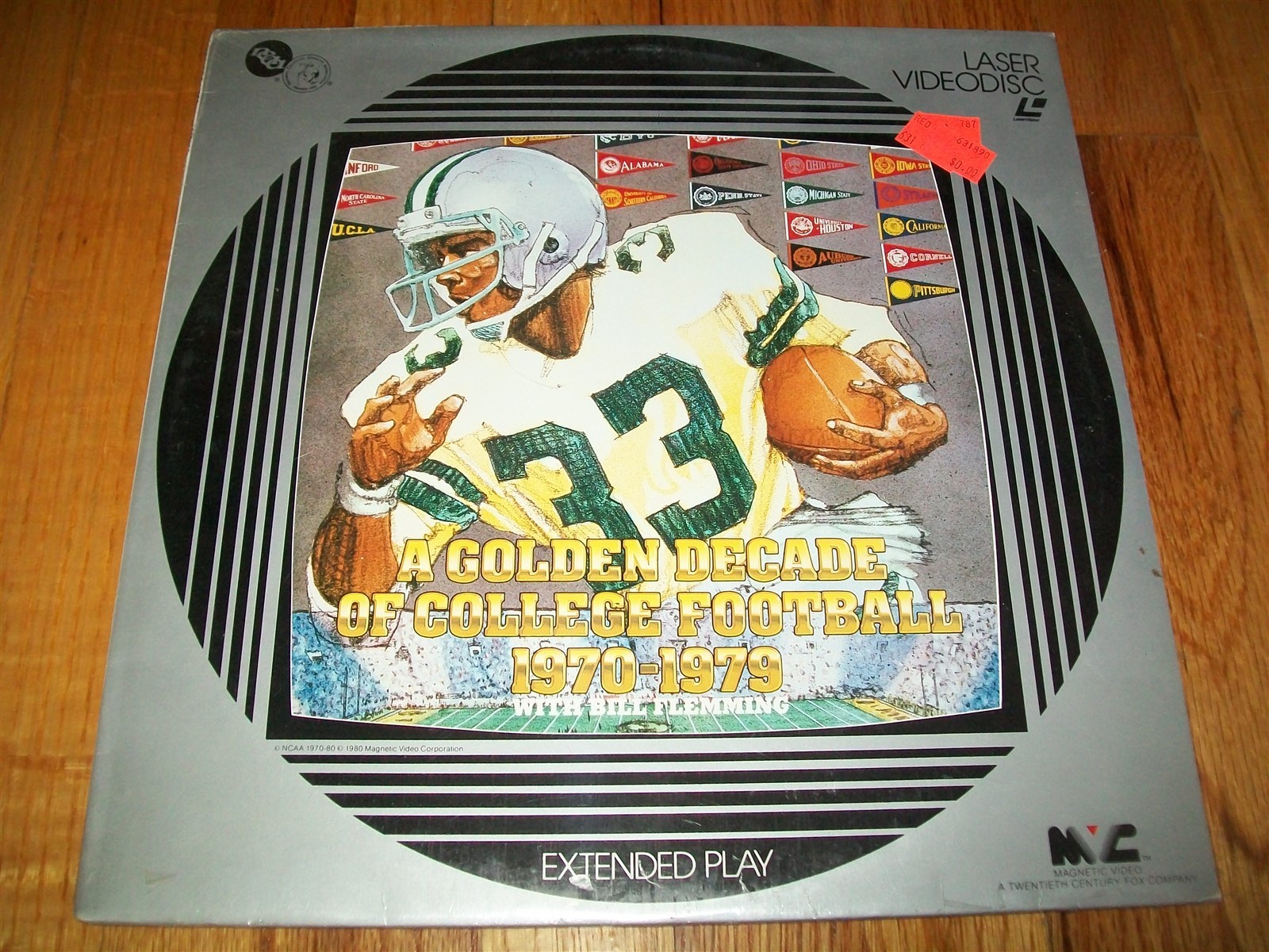 A GOLDEN DECADE OF COLLEGE FOOTBALL 1970-1979 WITH BILL FLEMMING Laserdisc NEW