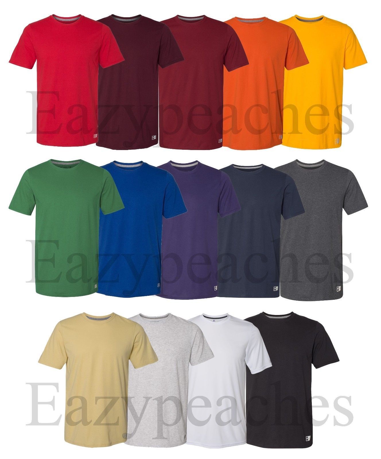 Russell Athletic - S-3XL Men's Essential Blend Performance Tee, Sports T-Shirt