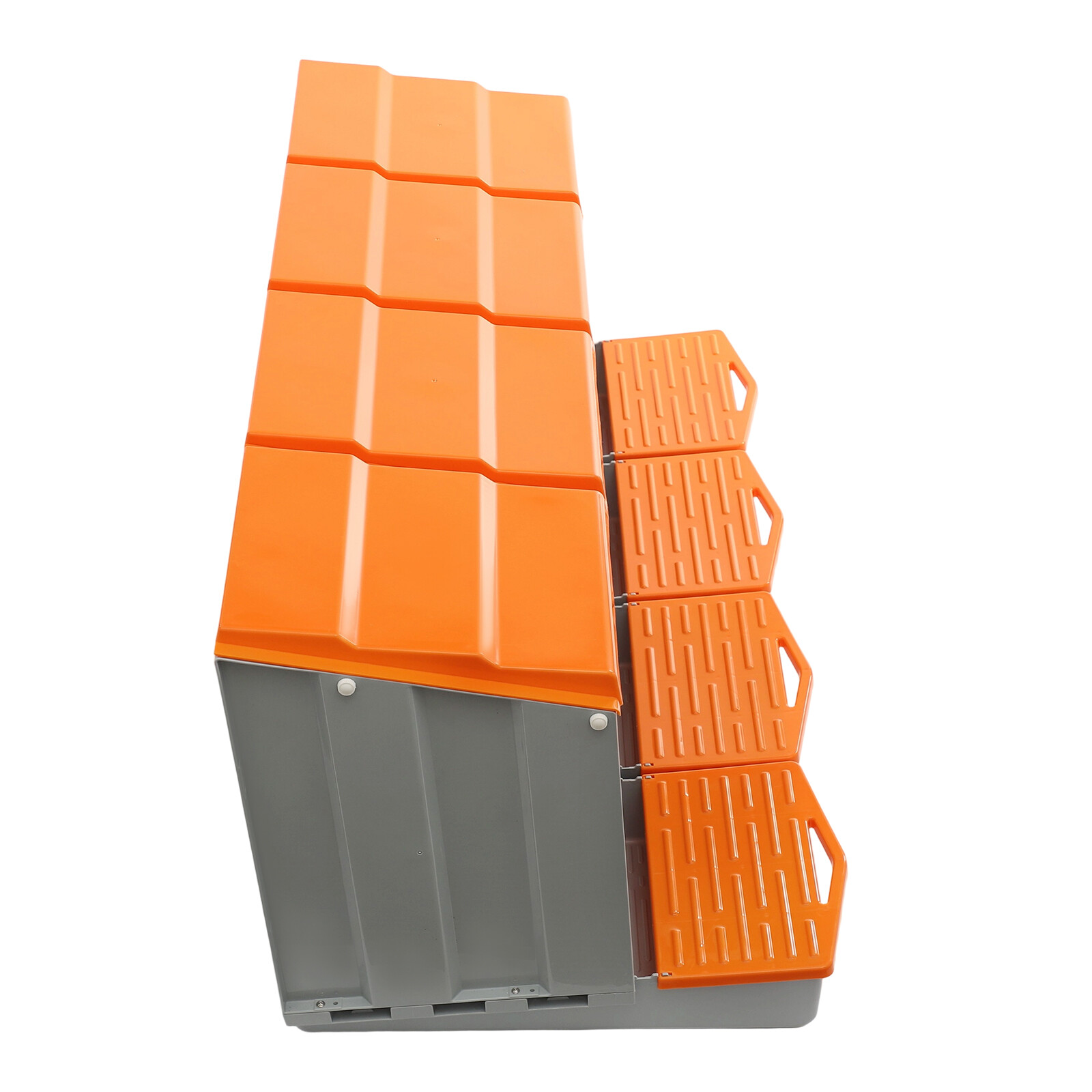 Modern 4-Compartment Chicken Nesting Box Freestanding Orange Chicken Nesting Box